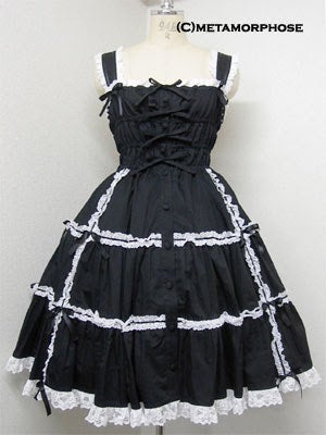 Shirring Tiered Ribbon JSK (2007) by Metamorphose Temps de Fille