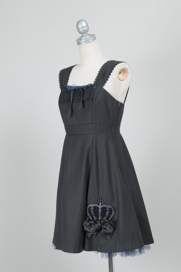 Crown Ribbon Motif JSK by Black Peace Now