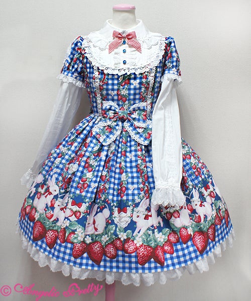 Ribbon Berry Bunny OP by Angelic Pretty