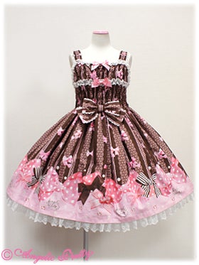 Jewel Ribbon Shirring JSK by Angelic Pretty