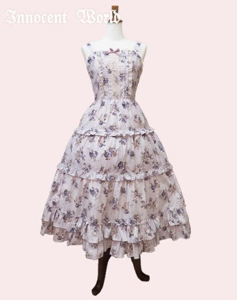 Maiden's Rose Garden Maxi Length JSK by Innocent World