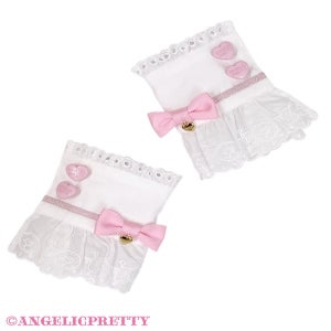 Donut Lace Wrist Cuffs by Angelic Pretty
