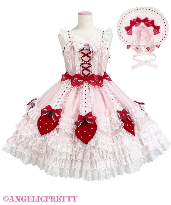 MTO] Strawberry Cake JSK Set by Angelic Pretty