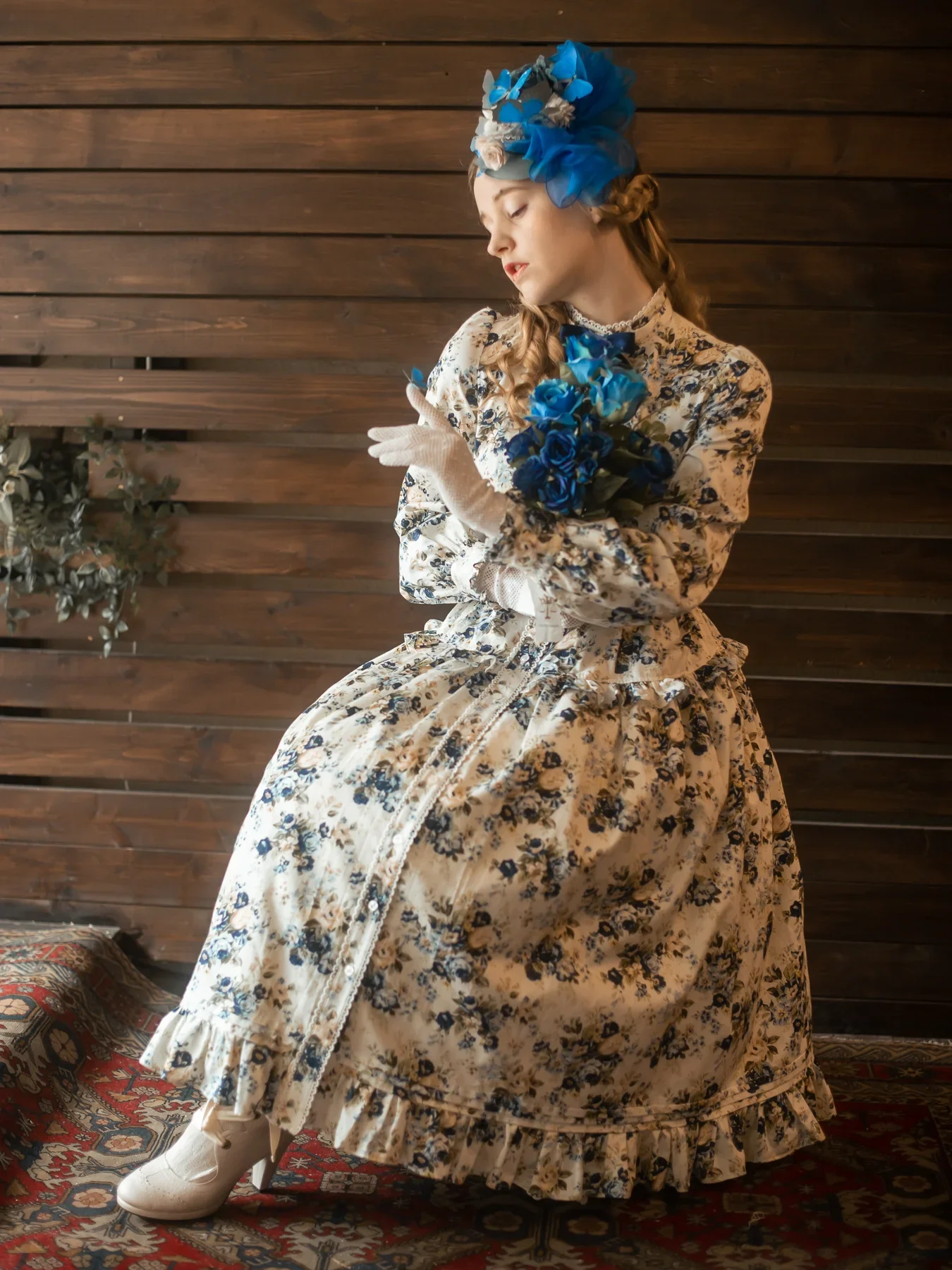 Antique Rococo Bouquet Classical OP by Victorian Maiden