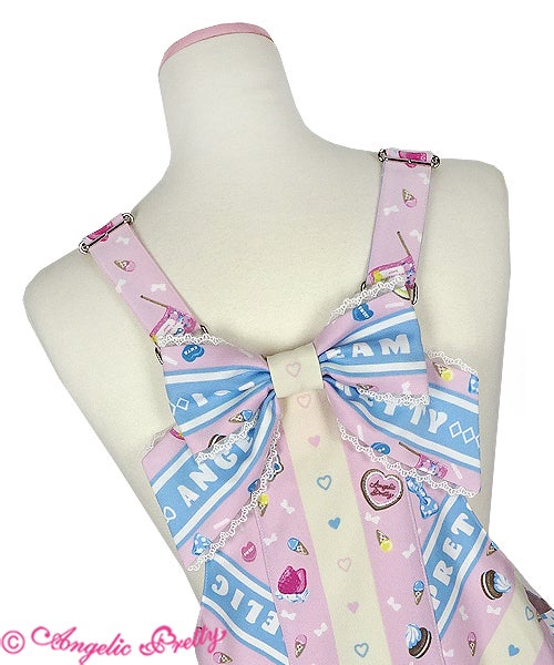 Ice Cream Parlor Salopette (2020 2nd Release) by Angelic Pretty