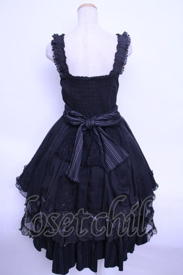 FRILL Triple Ribbon JSK by h.NAOTO