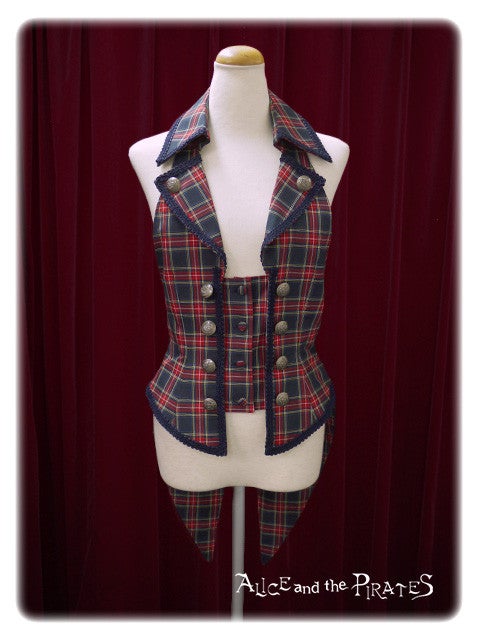 Tartan Check Vest by Alice and the Pirates