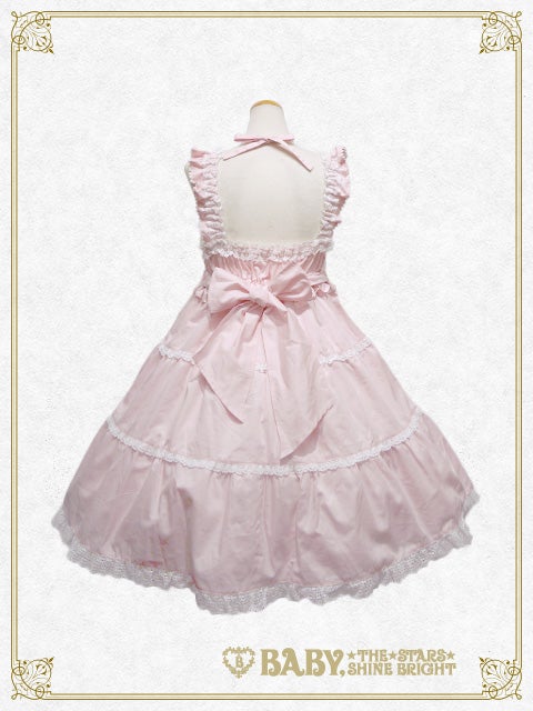 BABY シャーリングベビードールjsk 白ピンク　難有 Shirring Babydoll JSK (2016) by Baby, the Stars Shine Bright