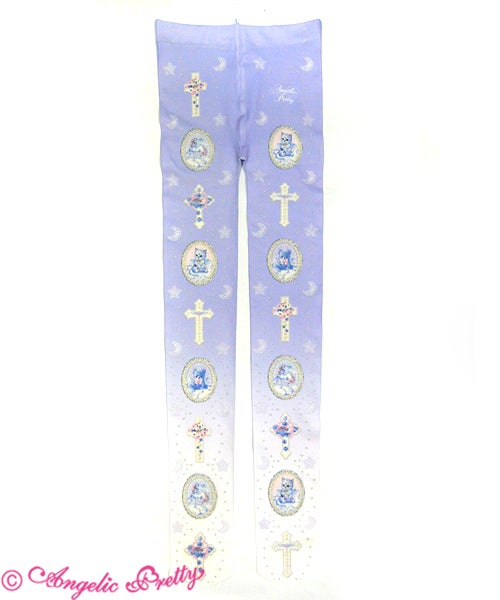 Milky Cross Tights by Angelic Pretty