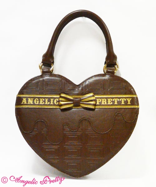 Melty Ribbon Chocolate Heart Bag by Angelic Pretty