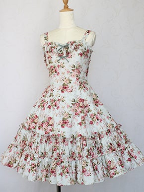 Rococo Bouquet Heart Ruffle JSK by Victorian Maiden