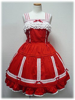 Vertical Pintuck JSK (2008) by Angelic Pretty