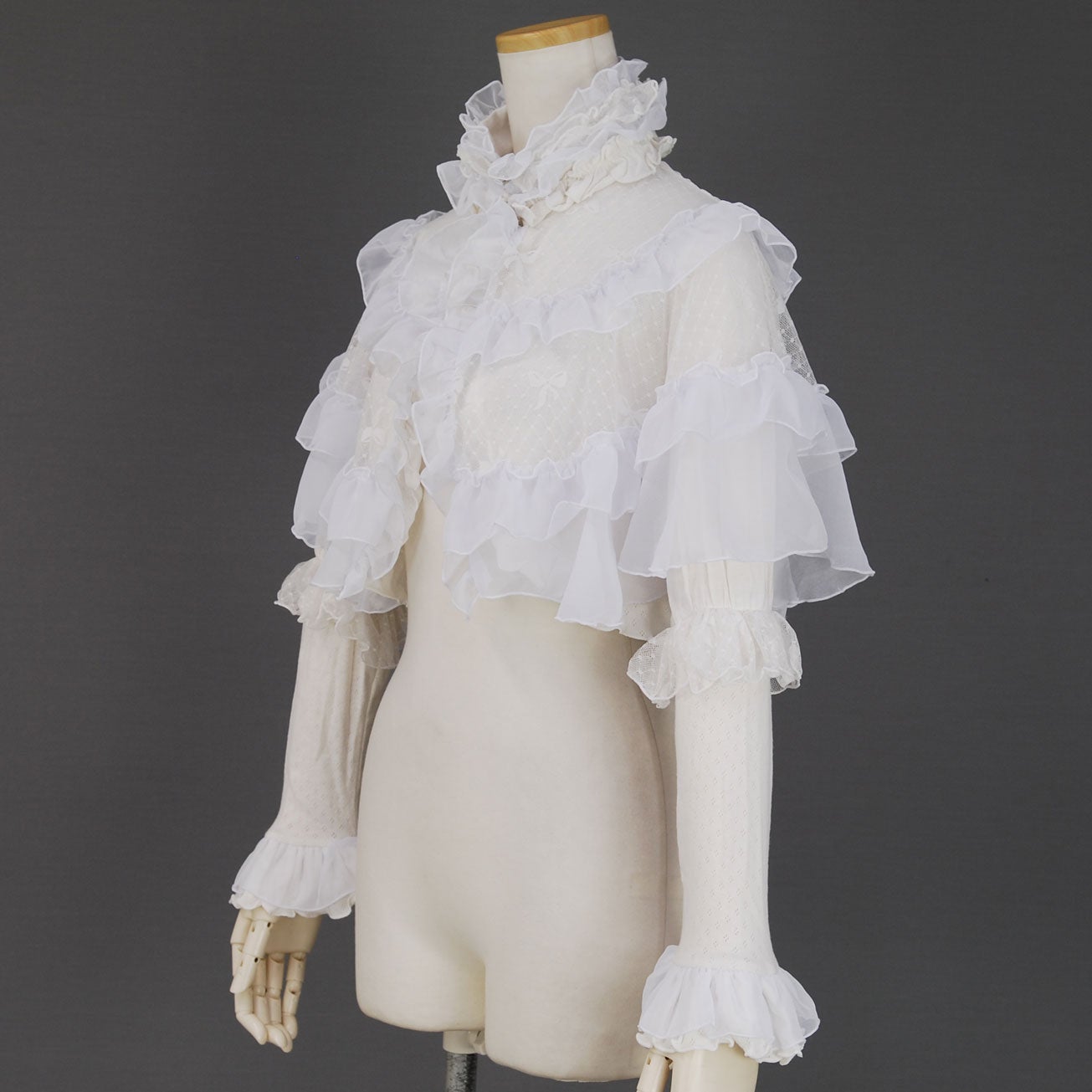 FRILL Volume Bolero Cardigan by h.NAOTO