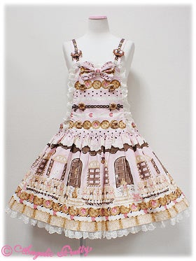 Sweet Cream House Salopette by Angelic Pretty