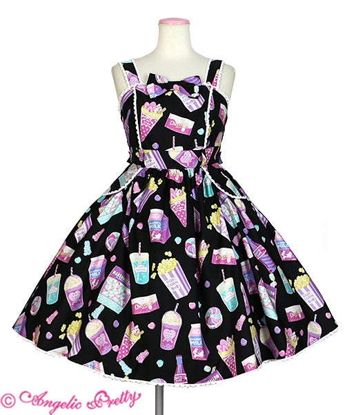 Angelic Pretty♡Fancy Candy JSK +バレッタ シロ Fancy Candy JSK by Angelic Pretty