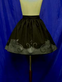 Rose Print Mini Skirt by Moi-même-Moitié