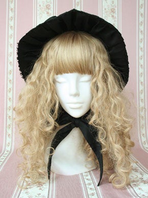 Elegant Gathers Doll Hat by Victorian Maiden