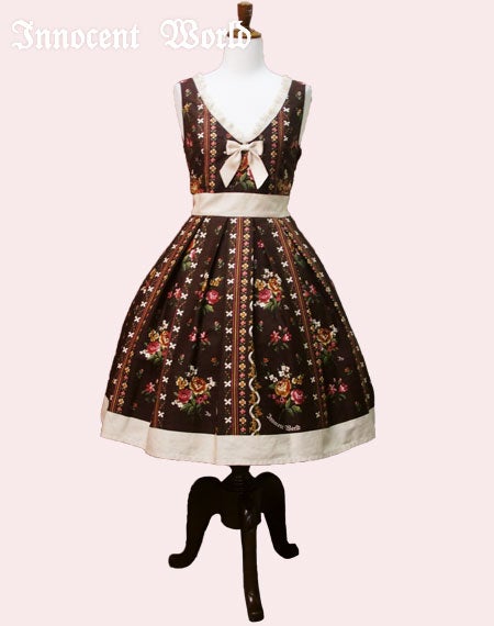 Antique Bouquet V Neck JSK by Innocent World