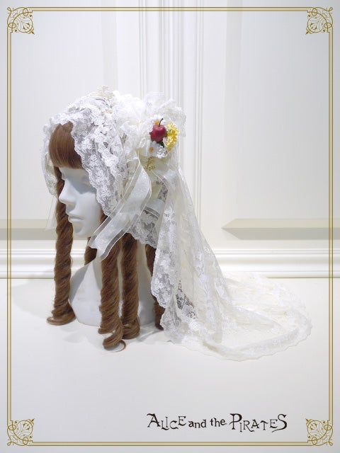 Snow White Veil Head Bow by Alice and the Pirates