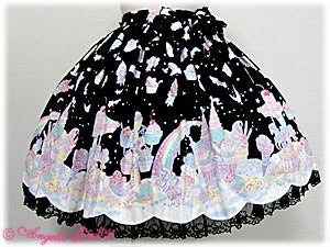 Milky Planet Skirt by Angelic Pretty
