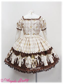 Angelic Prettyチェスチョコレート柄ワンピース Chess Chocolate OP (2011 2nd Release) by Angelic Pretty