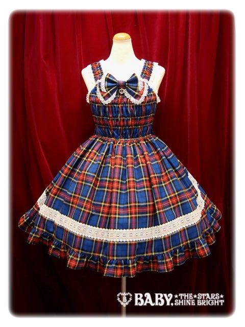 Royal Tartan Check Shirring Princess JSK (2010 1st Release) by