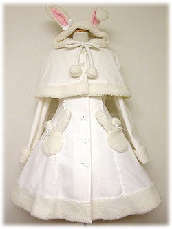 Lovely Rabbit Ear Coat by Angelic Pretty