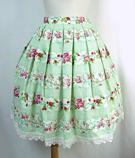 Sweetie Gingham Border Skirt by Baby, the Stars Shine Bright