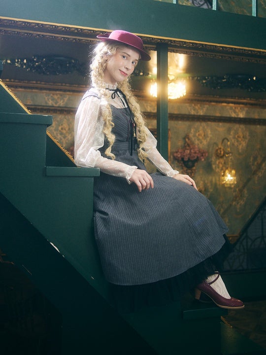 Ecole Stripe JSK by Victorian Maiden