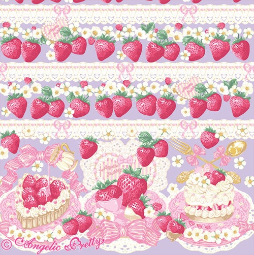Strawberry Whip OTKs (2016 2nd Release) by Angelic Pretty