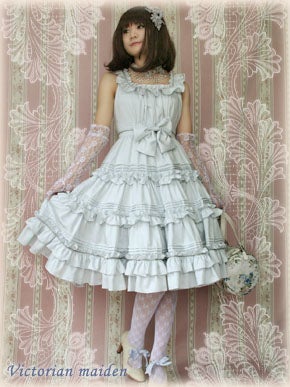 Frill Ribbon JSK by Victorian Maiden