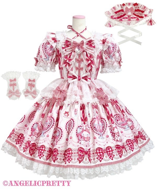 Bunny Ribbon Parfaiteria OP Set by Angelic Pretty