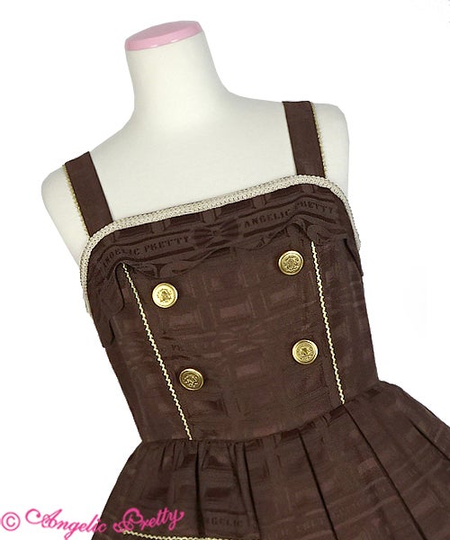 Melty Ribbon Chocolate JSK (2019) by Angelic Pretty