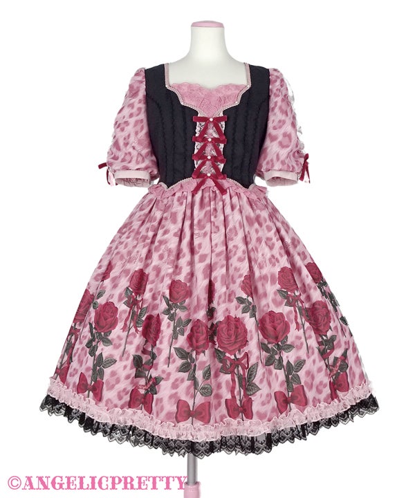 Rebecca Leopard Dress by Angelic Pretty