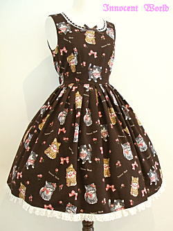 Cat Pattern Torchon JSK by Innocent World