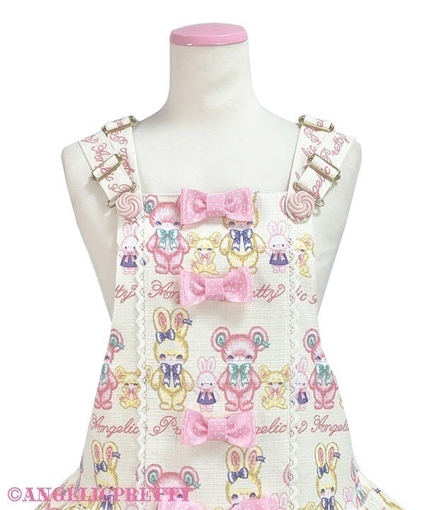 Fluffy TOYS Salopette by Angelic Pretty
