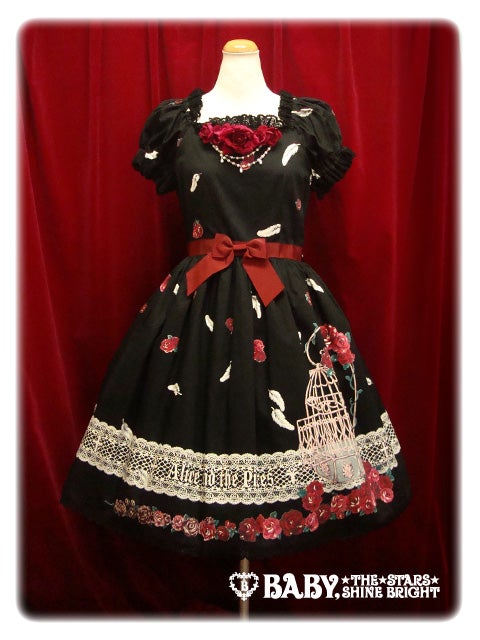 ALICE and the PIRATES EDEN柄スカート ボンネット The End of Immortal Eden JSK II by Alice and the Pirates