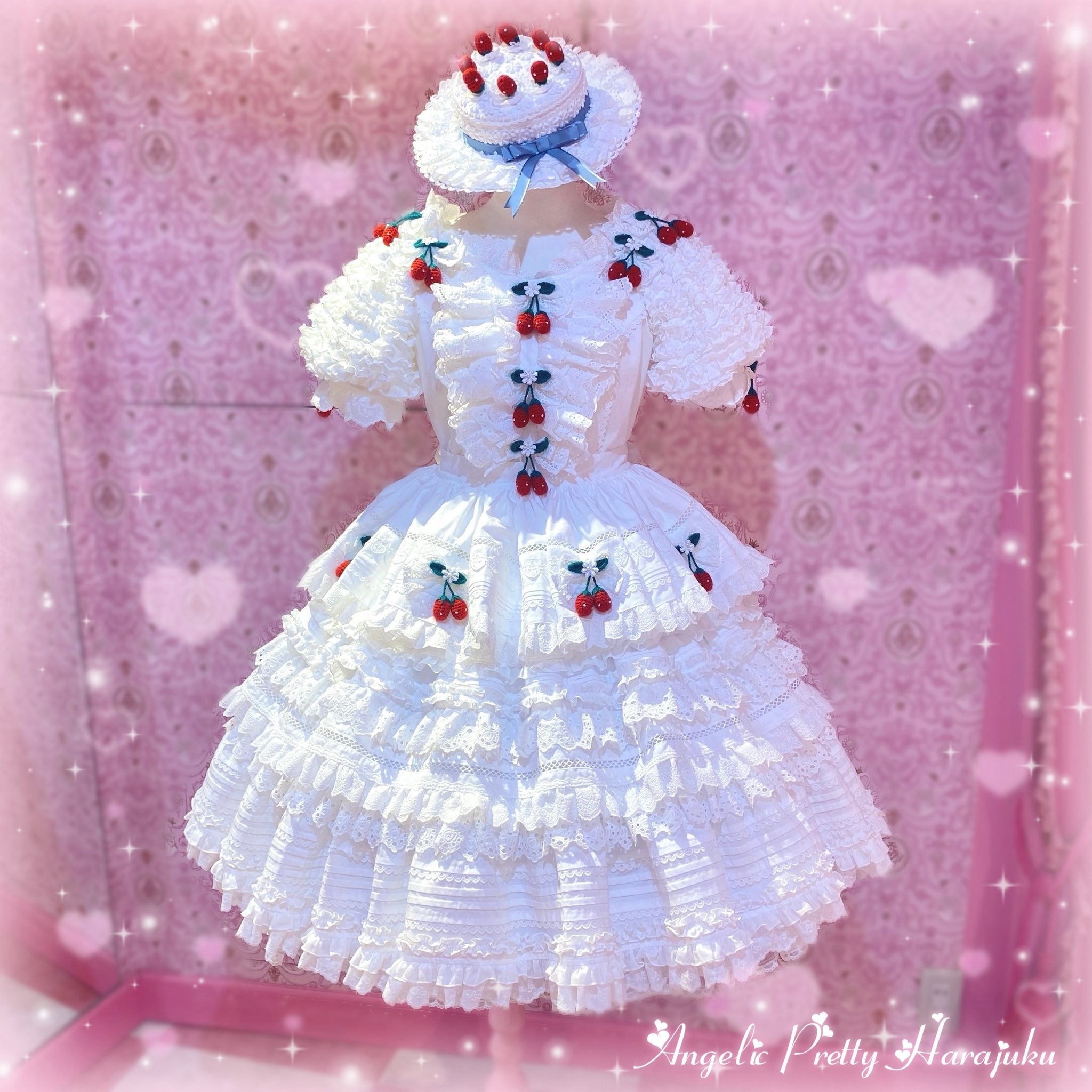 エルフ・アンジェリックプリティ・Fresh Strawberry MTO] Strawberry Shortcake OP [Angelic Pretty x KEITAMARUYAMA] by