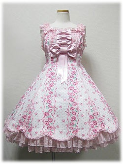 Lady Rose Back Frill JSK by Angelic Pretty