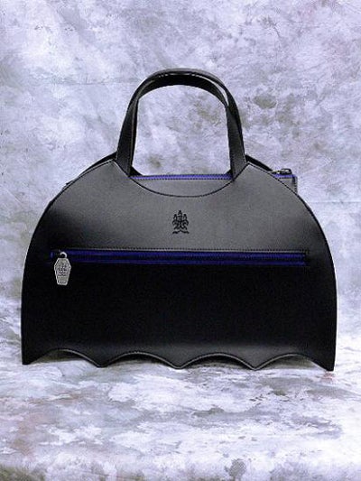 Blue Cross Bat Handbag by Moi-même-Moitié