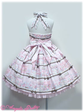 Promenade de Paris Halter Neck JSK by Angelic Pretty