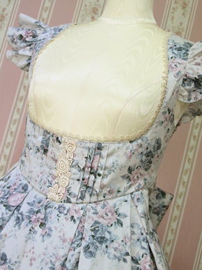 Rococo Bouquet Frill Apron JSK by Victorian Maiden