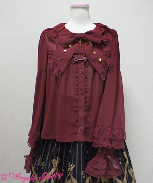 Milky Cross Blouse (2016 3rd Release) by Angelic Pretty 