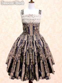 Antique Rose Tiered JSK by Innocent World