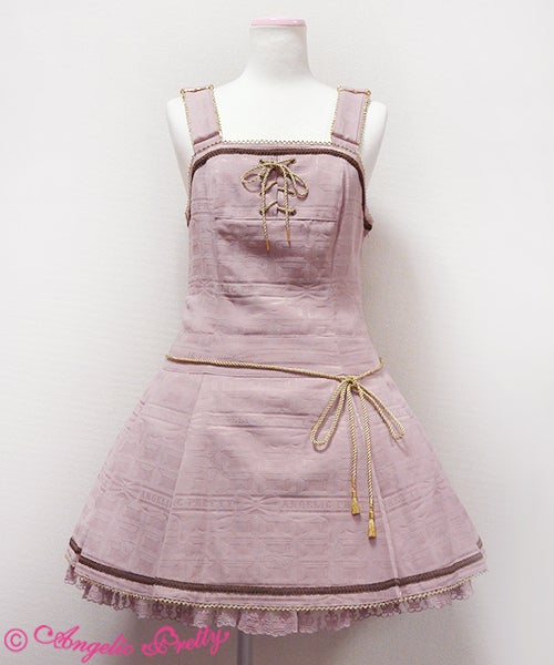 Melty Ribbon Chocolateジャンパースカート　チョコ Melty Ribbon Chocolate Low Waist JSK by Angelic Pretty