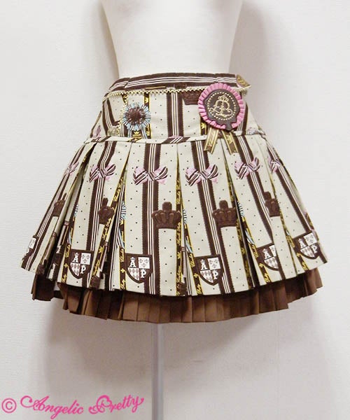 Chocolate Rosette Skirt (2015) by Angelic Pretty