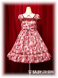 Garden Alice Print Babydoll JSK by Baby, the Stars Shine Bright