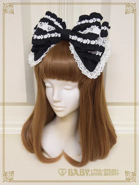 BABY,THE STARS SHINE BRIGHT カチューシャ付きロリィタ Rosy Princess Head Bow by Baby, the Stars Shine Bright