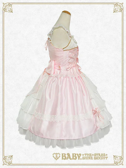 新品未使用タグ付BABY♡ミカエルの祝福JSK薄生成りピンク♡ Blessing from Michael JSK (2024) by Baby, the Stars Shine Bright