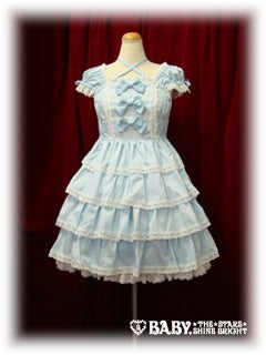 Ribbon Milky Sugar JSK by Baby, the Stars Shine Bright